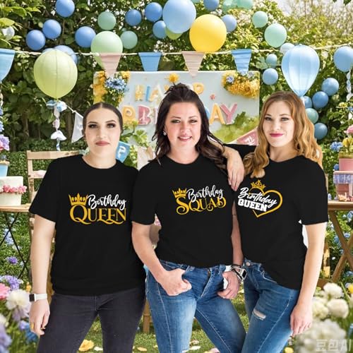 Women's Birthday Shirts Birthday Queen T-Shirts Birthday Gifts Tee Tops2