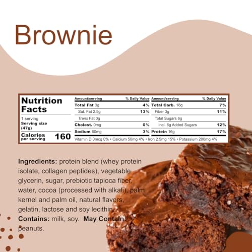 melō protein bars (12 unidades, sabor Brownie) miniatura 2