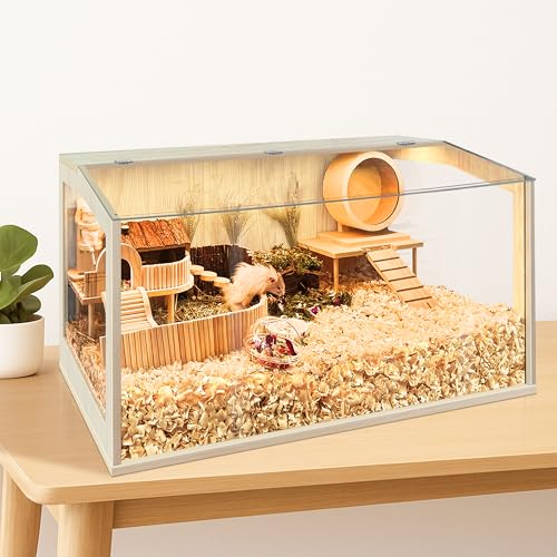 Prolee Gaiola de hamster à prova de mastigação, gaiola grande para hamster gaiola de porquinho-da-ín