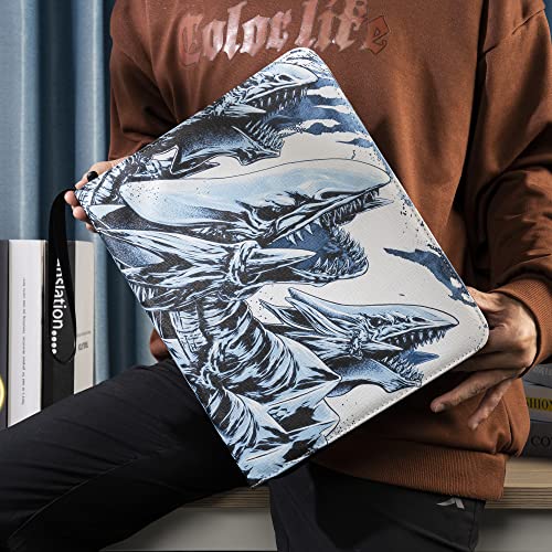 Drzerui Binder For Yugioh Card - Holds 900+ Yu-Gi-Oh Trading Cards, 9 Pocket Card Holder Book With Sleeves Compatible With Yugioh Cards #TOP6