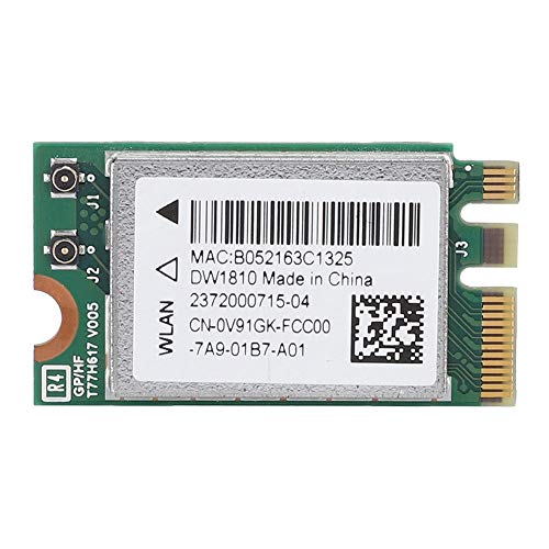 Tosuny Tarjeta de Red, Tarjeta inalámbrica de Banda Dual 2.4G 5G Tarjeta NGFF M.2 de Alta Velocidad de 433Mbps para ASUS Acer BenQ Toshiba DELL Samsung Haier Tongfang, Soporte 802.11a b g n AC