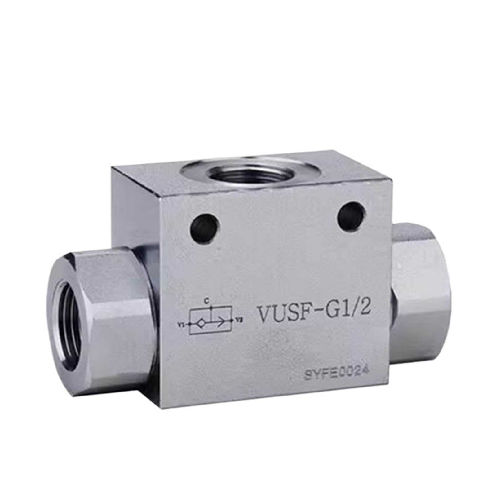 NYRXRYTCA Flow Control Valve Hydraulic Throttle Valve VUSF-G1/4 VUSF-G3/8 VUSF-G1/2 VUSF-G3/4 VUSF-G1(VUSF-G1)