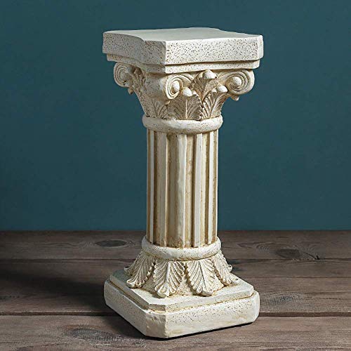 LIUSHI Plinto de Columna Romana Pilar corintio Pedestal de Columna Reproducción de...