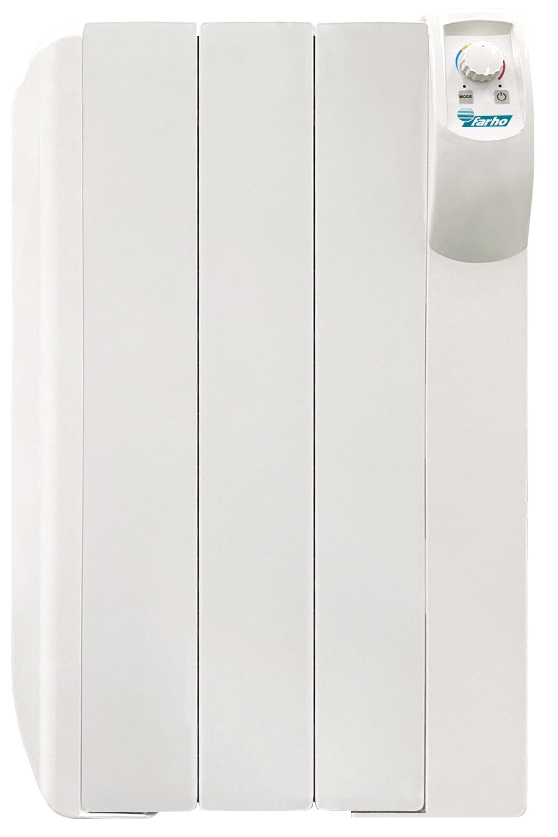 Farho Radiatore elettrico Nivo 330 W - Emettitore termico con termostato analogico programmabile 24/7 - Radiatore elettrico a basso consumo per soggiorni fino a 6 m² - 3 anni di garanzia