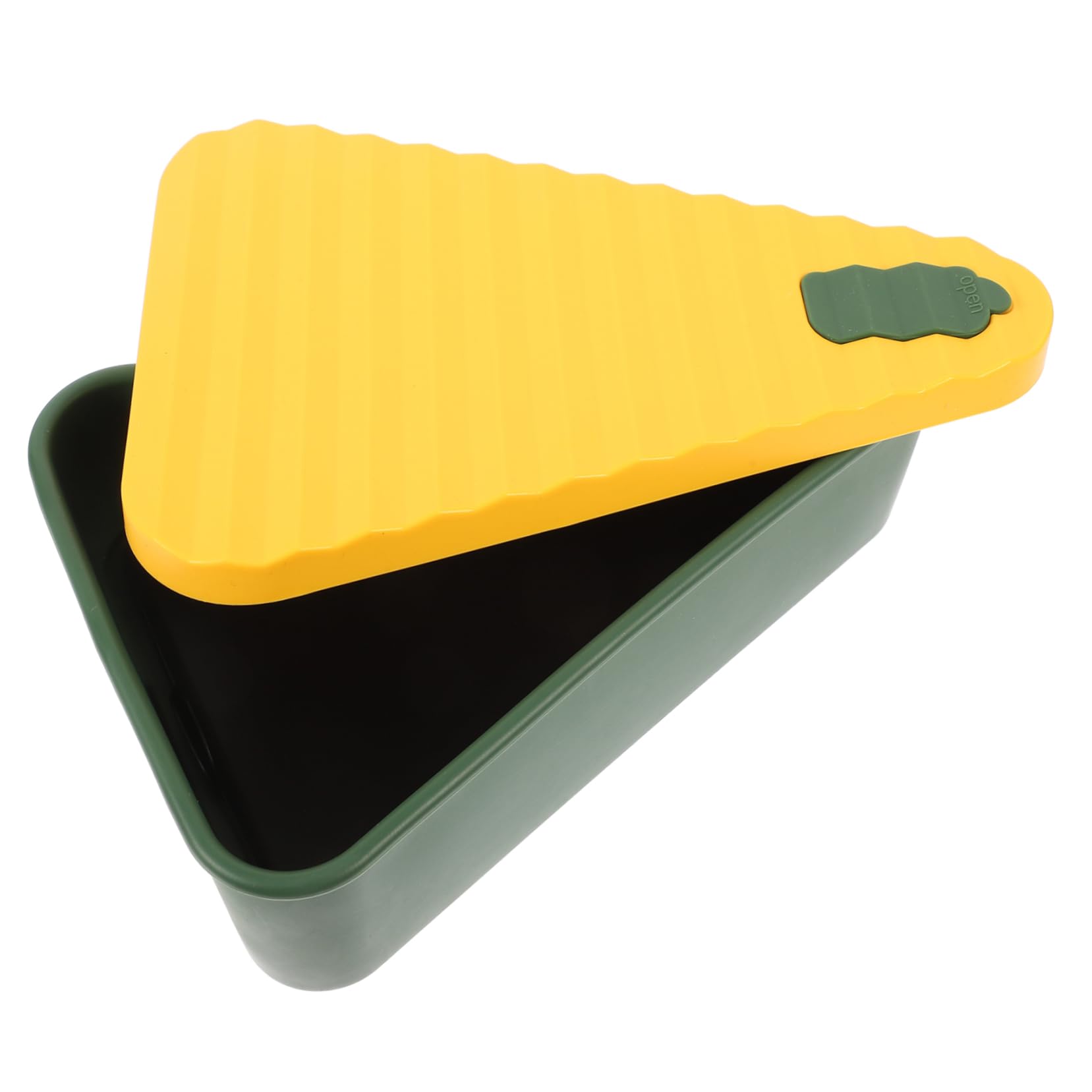 TIDTALEO Box pizza crisper pizza slice keeper pizza serving tray pizza storage container collapsible silicone pizza keeper pizza slice holder carrying case food grade