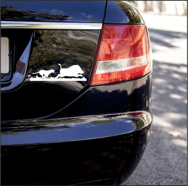Adesivo Cinghiale Caccia - Sticker Autoadesivo - Prespaziato - Prodotto In Italia