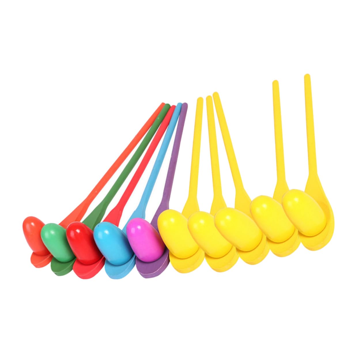Totority Egg and Spoon Relay Race Game Sensory Spoons for and Girls Outdoor Playing Tool Boys and Girls