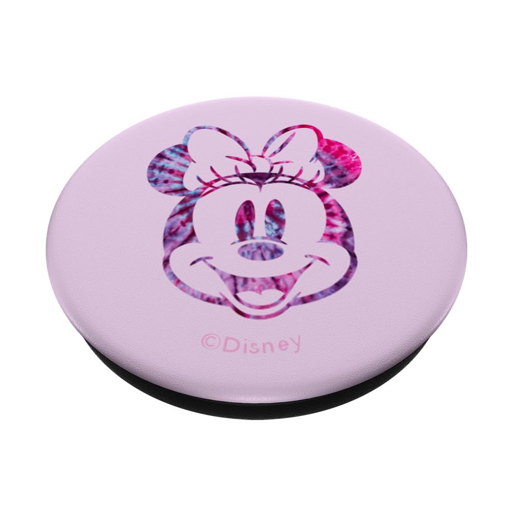 Disney Minnie Mouse PopSockets PopSockets - PopGrip intercambiable con teñido anudado rosa