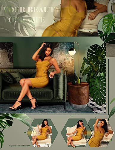 Image of meilun Womens Rayon Belt Detail Bandage Bodycon Party Dress