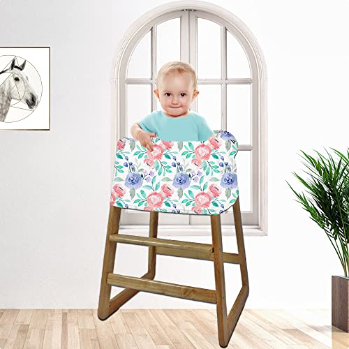 Carseat Cover for Boys and Girls - Multi-use Nursing Canopy for Breastfeeding, Stroller, High Chair Cover (Rose) - Thumbnail 7