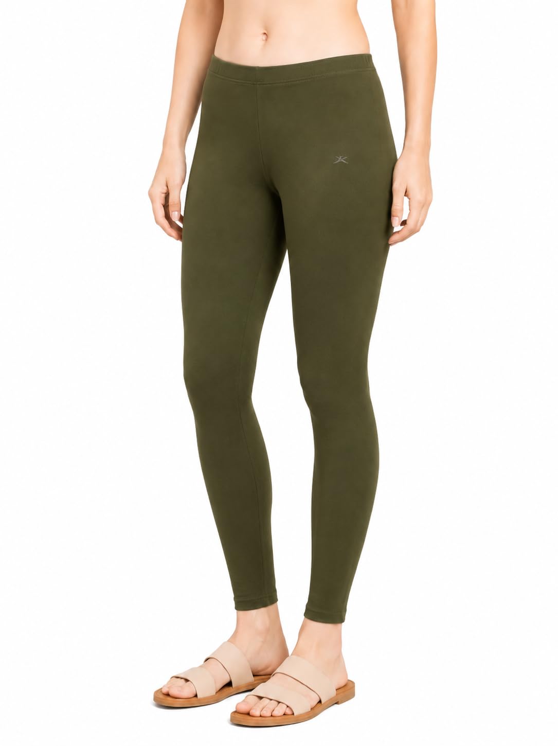 Women's Cotton Lycra Ankle Length Leggings | High Waist | Stretchable | Soft & Comfortable | Solid Casual Wear | Kurti Leggings-picture-37