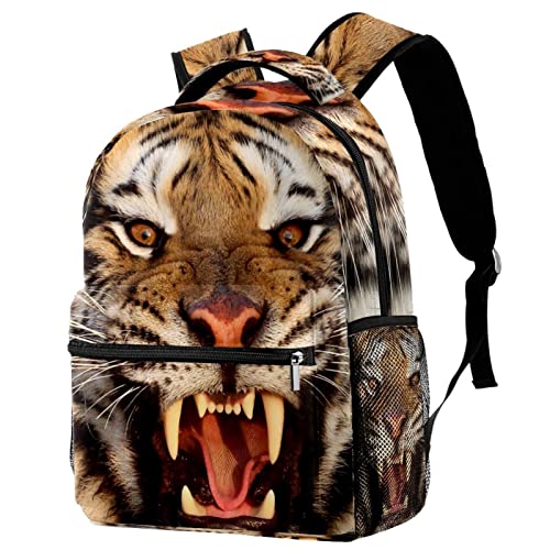 Sac à dos tigre pour livres d'école garçons et filles