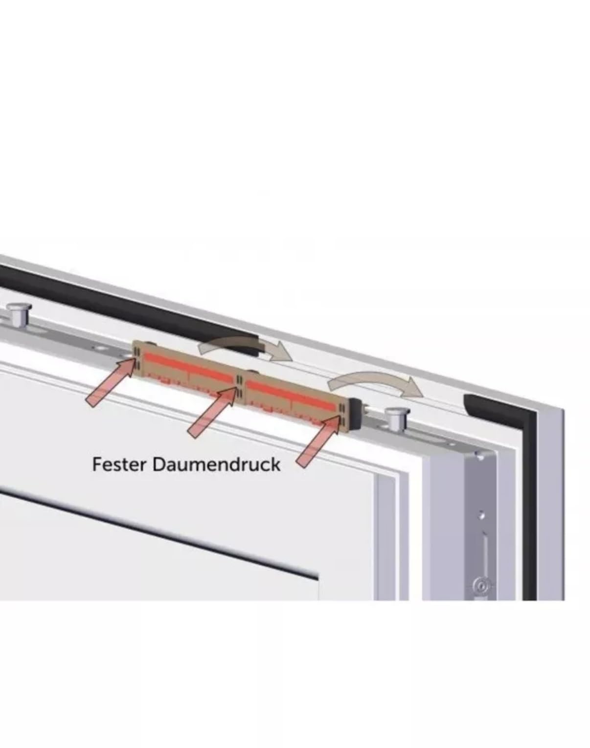 Arimeo Fensterfalzlüfter CS2 schwarz gegen Schimmel mit Dichtungen