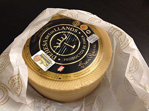 Manchego DO Gran Reserva, el mejor queso del mundo, pieza de 2,5 a 2,8 kg