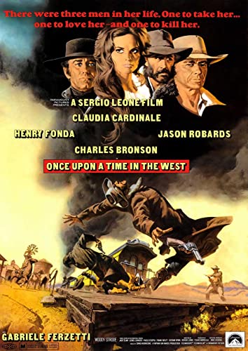 Image of Once Upon A Time In The West Cowboy Western Poster/Print/Picture Satin Photo Paper - A4-210mm x 297mm