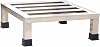 Heavy Duty Appliance Riser, Stainless Steel Floor Bracket Rectangular Shelf, Furniture Appliances Base Stand, Split Ground Pallet Rack Washer/Fridge(Size:60x60x10cm)