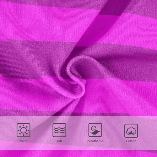 Hot Pink Purple Stripe Toddler Girls's Underwear 2T3