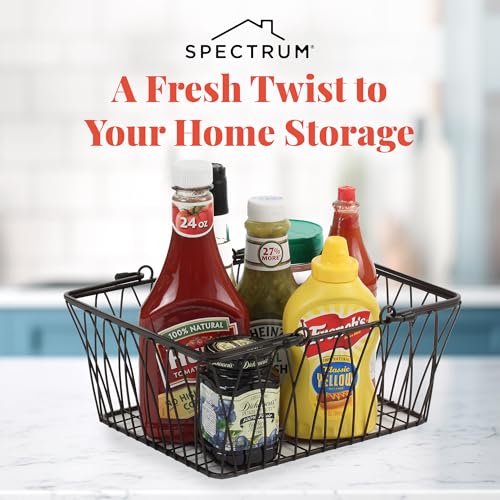 Spectrum 90910 Twist Korb, M, Schwarz