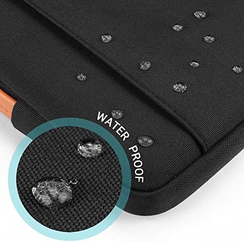 TECOOL 15.6 Inch Laptop Sleeve Case for 15 Inch Acer HP Acer Lenovo Dell Samsung Notebook Chromebook, MacBook Pro 16" Protective Carry Bag Cover with Retractable Handle, Black