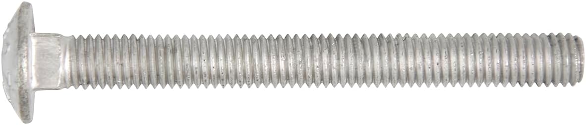 1/2"-13 x 5" Hot Dip Galvanized Carriage Bolt by Conquest Fasteners