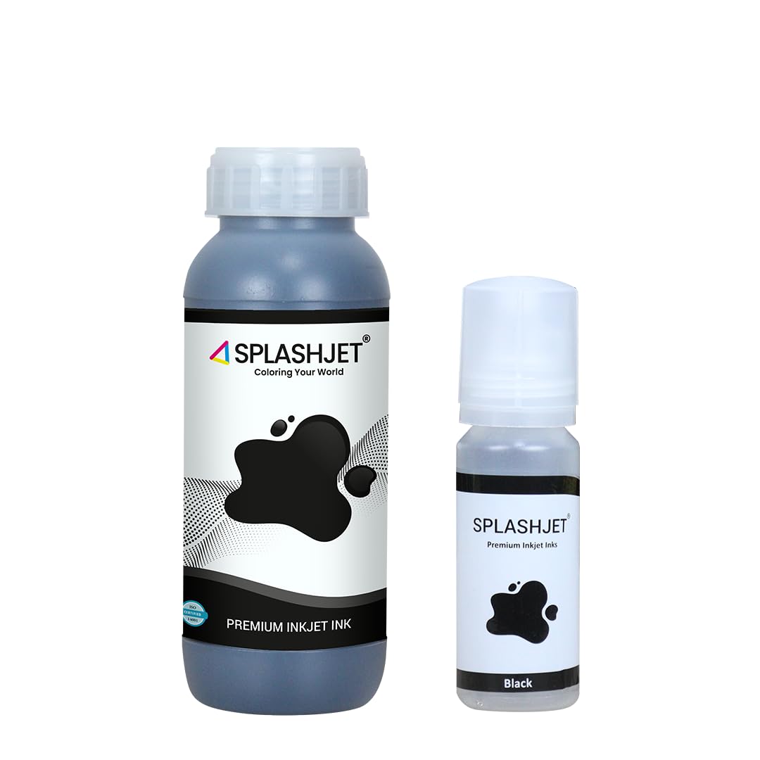 Splashjet 057 Compatible Refill Ink for Epson L8050, L18050 Printer - Compatible Ink Bottle for Epson 057 Ink Code for Epson Inktank Printer – 500gm (Black) Ink Bottle - 503940 (B0CM611ZT7) Amazon Price History, Amazon Price Tracker