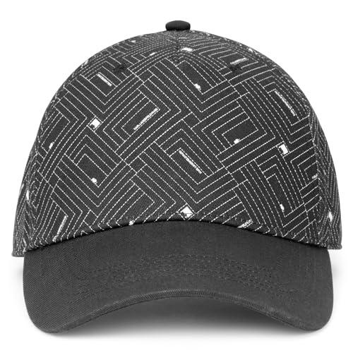 Karl Lagerfeld Paris Men's Logo Baseball Cap, Black_llogo