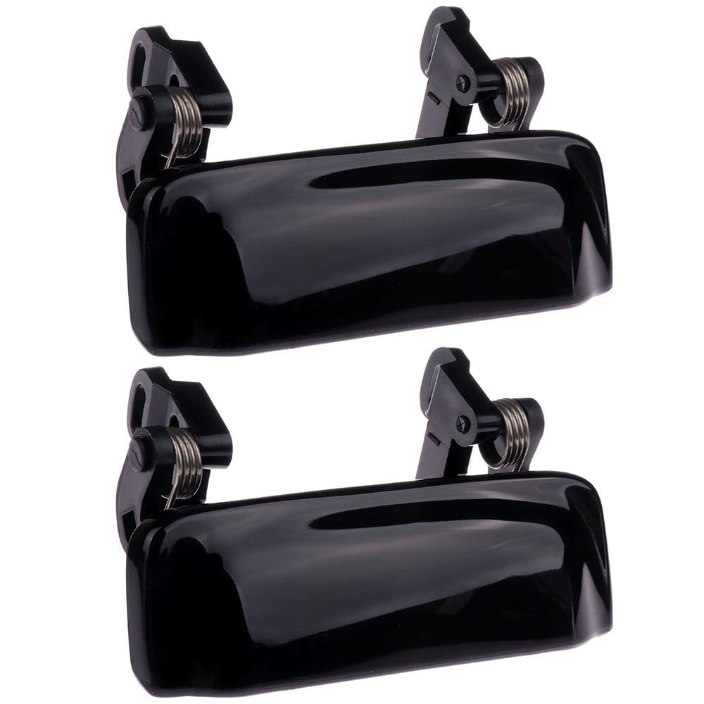 OCPTYDoor Handles Exterior Driver Passenger Side Replacement fit 1998-2001 Explorer Outside Door Handles Black(2pcs)