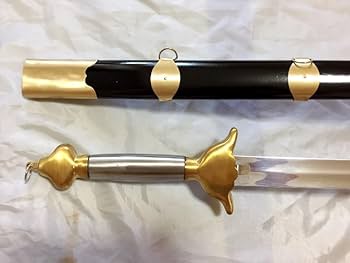 Amazon.co.jp: 中国武術 太極拳用 剣 剣身厚型 伝統剣 32式太極剣用