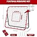 Garvee Soccer Rebounder Net - 4' x 4' Steel Frame, Tournament Steel Rebounding Net for Backyard Training, Easy Assembly