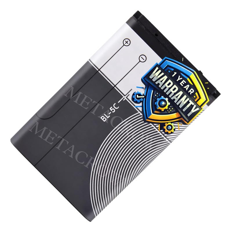 Image of Original BL-5C Battery Compatible with Nokia 5130 Xpress Music - (1020mAh) - 1 Year Warranty BC45
