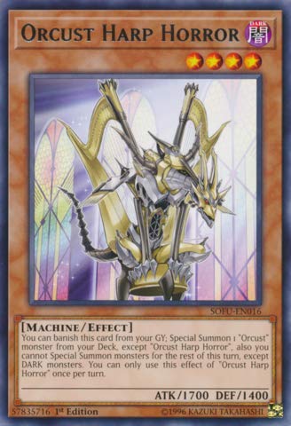 Amazon.com: Yu-Gi-Oh! - Orcust Harp Horror - SOFU-EN016 - Rare - 1st  Edition