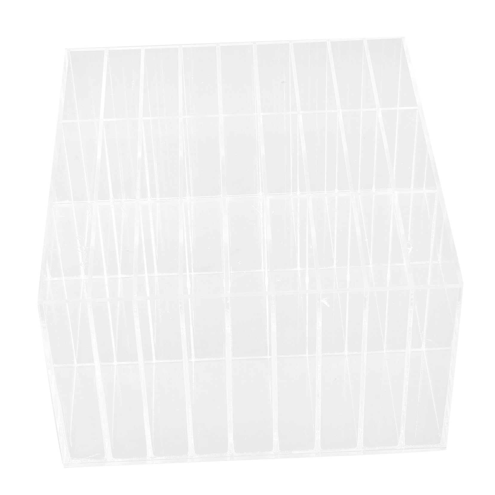 Artibetter Portapenne da Scrivania in Acrilico Organizzatore per Pennarelli Portatile Portapenne da Tavolo per Casa e Scuola Design Tinta Unita Semplice e Pratico