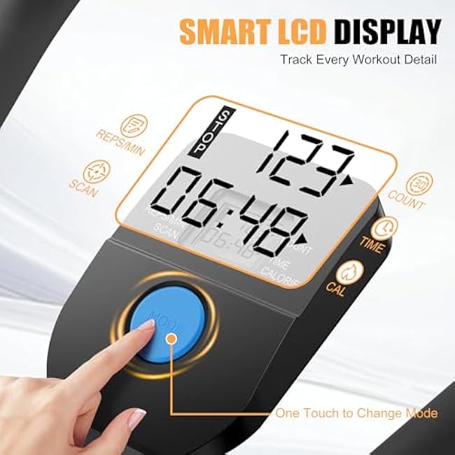 Abdominal Trainers - Adjustable Ab Trainer Machine, Foldable Abdominal Workout Equipment with Knee Protection - Home Gym Core Strength Trainer for Men & Women