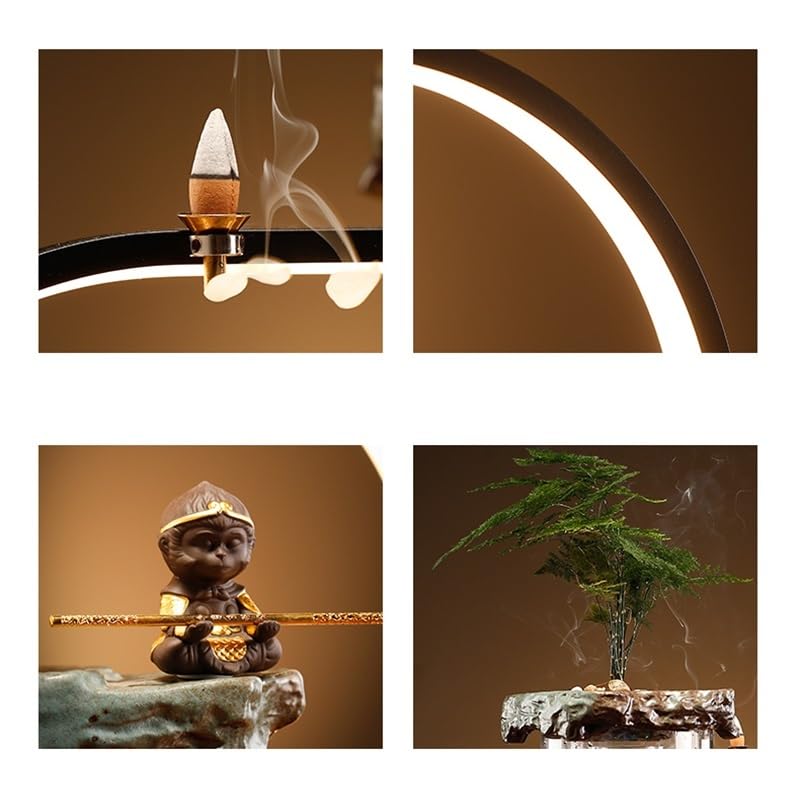 Fuente De Interior Fuente de sobremesa Estilo Chino con circulación de Agua, Adornos Decorativos, Sala de té, Sala de Estar, Empresa, Oficina, Fuente de Escritorio Fuente De Sobremesa