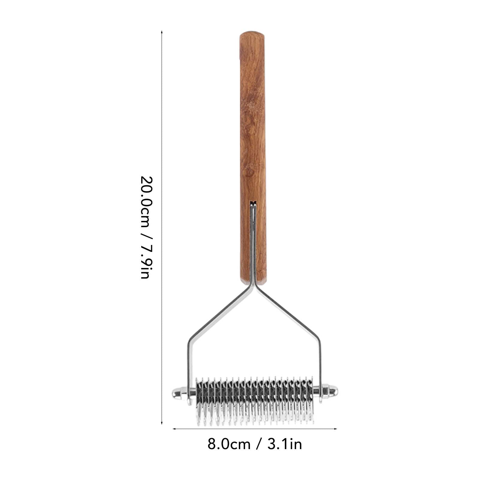 Deshedding Dog Brush, Dematting Comb For Dogs Undercoat Rake For Dogs Shedding Comb and Dematting Tool Double Sided Undercoat Rake For Dogs Cats For Thinning Removing Shed Fur