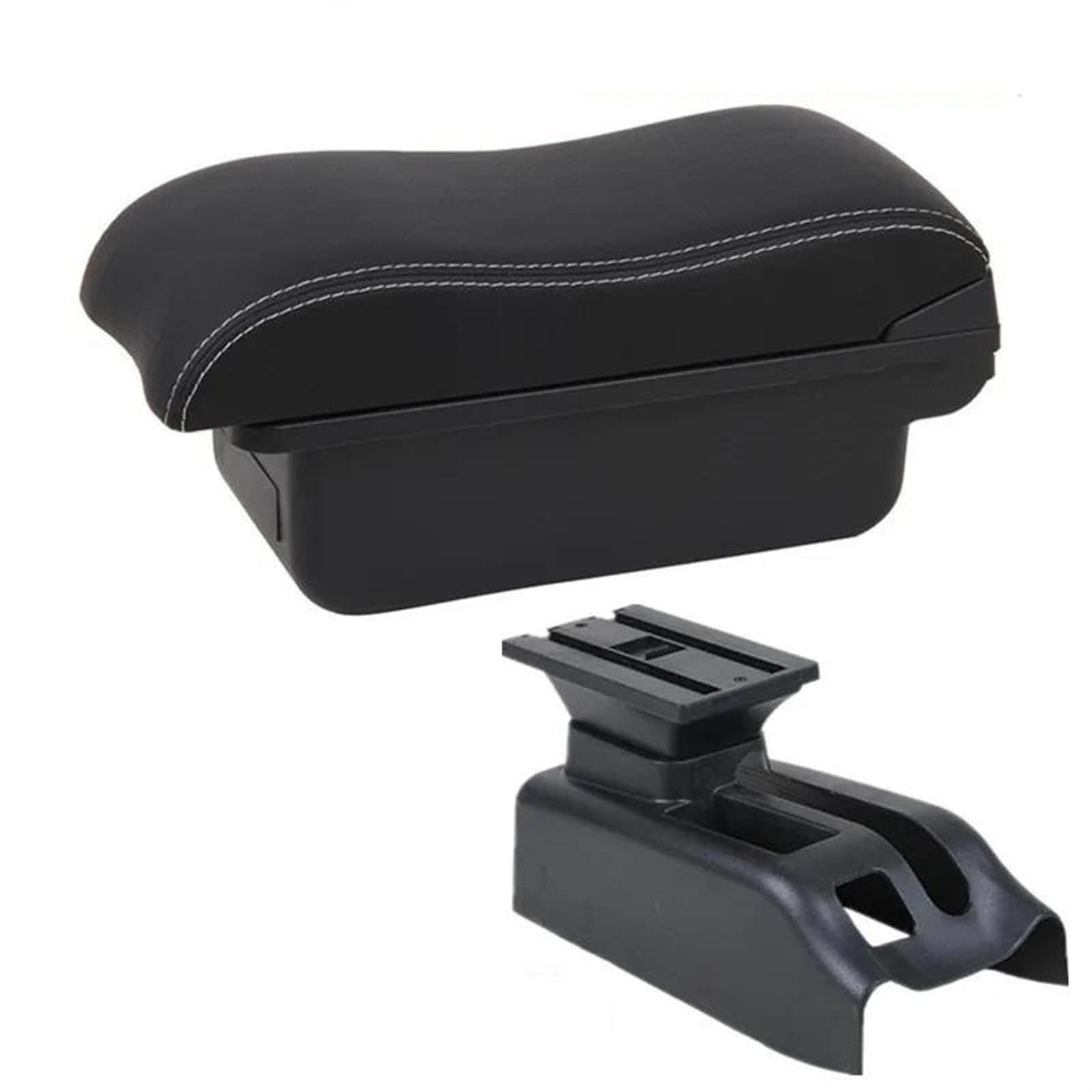 Ysdsls A White Line No Usb Center Console Armrest Storage Box For Bora For Golf 4 Car Interior Parts Modification Accessories