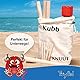 Toyfel Kubb Outdoor Spiel XXL - Original Wikinger Spiel - Schweden Schach - Holz Schwedenschach mit Stoffbeutel Wurfspiel aus FSC® Kieferholz für Kinder und Erwachsene
