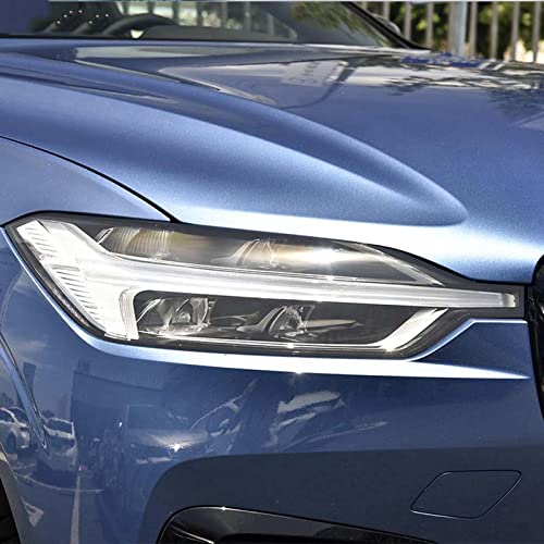 Film De Phare Voiture TPU Pour Volvo XC60 2017-2020 - Protection Transparente Noire - Restauration Phares
