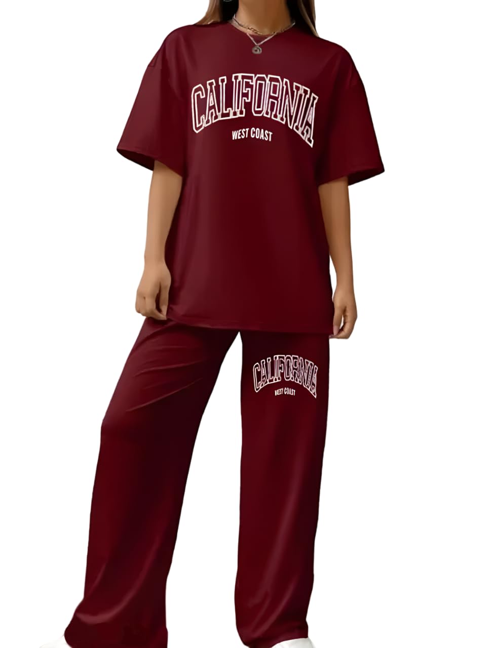 My Swag Women’s Cotton Loungewear Set, T-Shirt and Pants Coordinates, Casual Wear My Swag Women’s Cotton Loungewear Set, T-Shirt and Pants Coordinates, Casual Wear