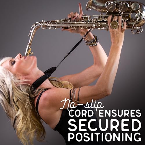 Sangle de saxophone Levy's M27ECO-BLK cordon haute résistance aux finitions soignées