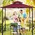 ABCCANOPY 8'x 5' Grill Gazebo Canopy - Outdoor BBQ Gazebo Shelter with LED Light, Patio Canopy Tent for Barbecue and Picnic (Burgundy)