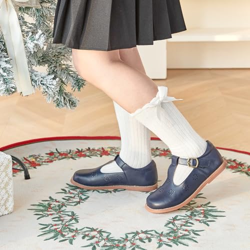 Image of Felix & Flora Toddler Little Girl Mary Jane Dress Shoes - Ballet Flats for Girl Party School Shoes