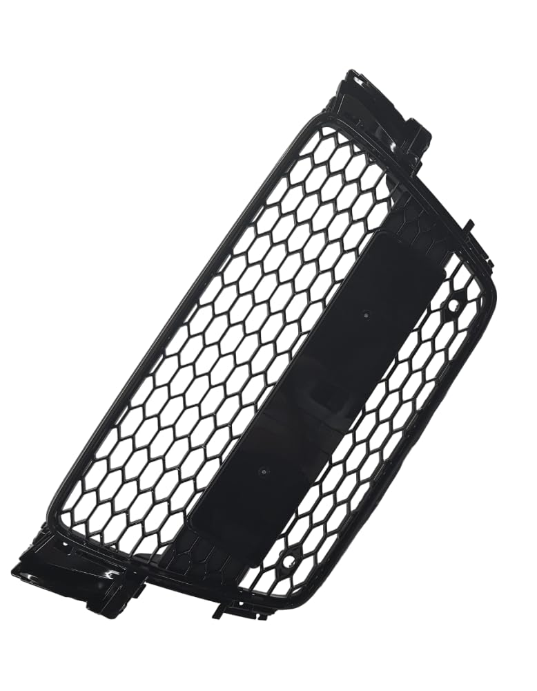Waben- Gitter- Kühler- Sport- Front- Rippen- Grill ohne Emblem Schwarz