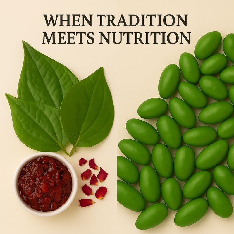 Image of Vbalaa Paan Gulkand Almonds 300gm | A Refreshing Paan Flavor Coated Almonds | 100% Natural & Pure | No Added Preservatives & Colors | Rich in Nutrition | Ideal for Snacking & Gifting