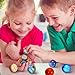 Pllieay 16PCS Solar System for Kids, Solar System Planets Toys - Eight Planets Bouncy Balls+Planetary Flashcards for Kids Party Favors, Educational Space Toys