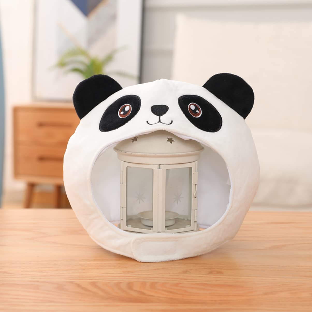 Alasum 2piezas Diadema De Peluche Diseño De Panda y Cosplay Accesorio Para Celebraciones y Fotografía Cabeza Ligera y
