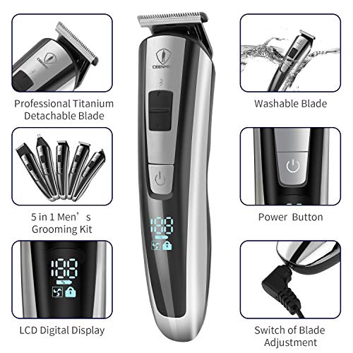 Buy Ceenwes Men's Grooming Kit Professional Beard Trimmer Hair
