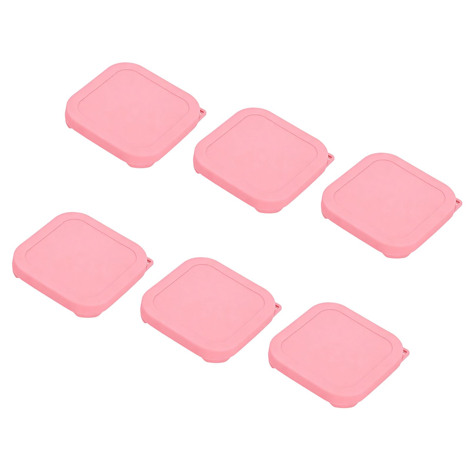 Practical Elastic Silicone Lids Microwave and Dishwasher Safe for Round Square Containers Recyclable Elastomer Lids