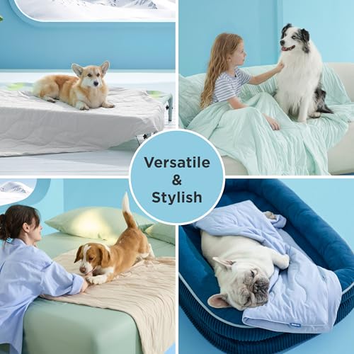 Bedsure ArcticMax™ Q-MAX>0.5 Premium Cooling Blanket for Medium Dogs，30x40 - image 5