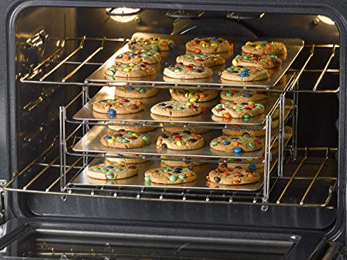 Nifty Solutions Insert With 3 Non-Stick, One Size, 3 Tier Baking Rack With Cookie Sheets #TOP1